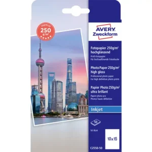 Avery-Zweckform Fotopapier Premium Photo Paper Inkjet C2550-50 10 x 15cm 250 g/m² 50