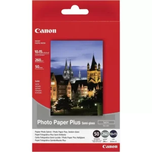 Canon Fotopapier Photo Paper Plus Semi-gloss SG-201 1686B015 10 x 15cm 260 g/m² 50 Blatt voelkner