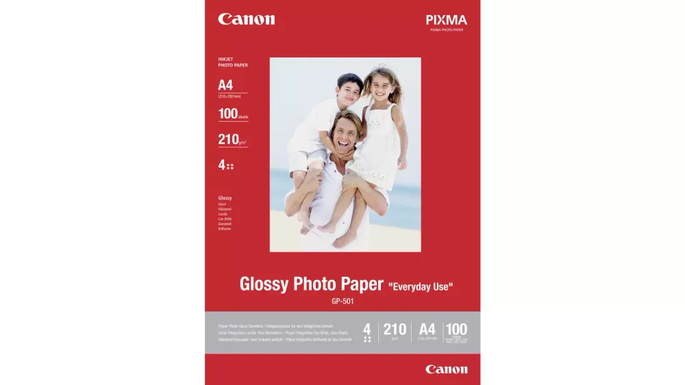 Canon Glossy Photo Paper GP-501 0775B001 Fotopapier DIN A4 200 g/m² 100 Blatt Glänzend voelkner