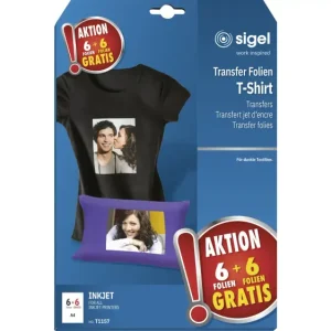 Sigel T1157 T-Shirt-Transferfolie 250 g/m² 12 Blatt voelkner