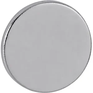 Maul Neodym Magnet (Ø x H) 10 mm x 1 mm Scheibe Silber 10 St. 6166196 voelkner