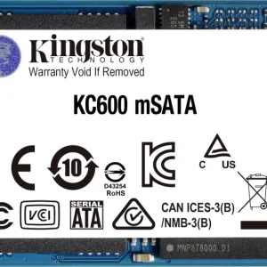 Kingston 512GB Interne mSATA SSD SATA 6 Gb/s Retail SKC600MS/512G