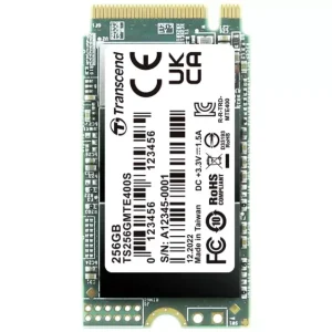 Transcend MTS400S 256GB Interne M.2 PCIe NVMe SSD 2242 PCIe NVMe 3.0 x4 Retail TS256GMTE400S