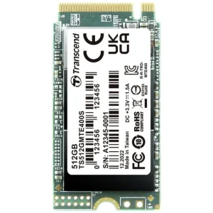 Transcend MTS400S 512GB Interne M.2 PCIe NVMe SSD 2242 PCIe NVMe 3.0 x4 Retail TS512GMTE400S