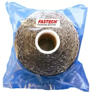 FASTECH® T0105099990305 Klettband zum Aufkleben Hotmelt Haftteil (L x B) 5000mm x 50mm Schwarz 1St.