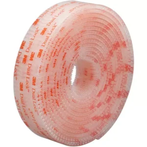 3M Klettband zum Aufkleben (L x B) 1.25m x 25mm Transparent 1St. voelkner