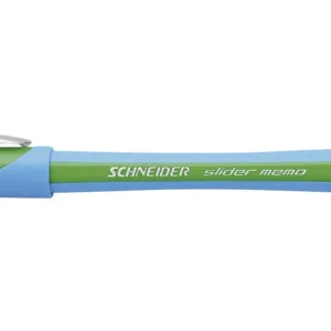 Schneider Kugelschreiber Slider Memo XB 150204 grün, hellblau 1,4mm, SCHNEIDER SCHREIBGERÄTE
