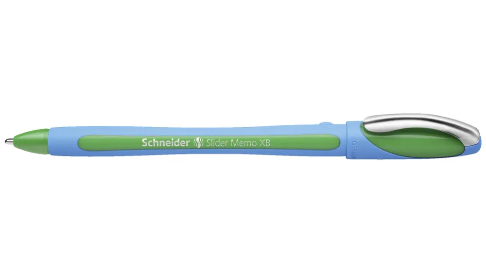 Schneider Kugelschreiber Slider Memo XB 150204 grün, hellblau 1,4mm, SCHNEIDER SCHREIBGERÄTE