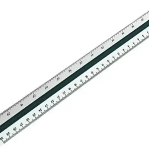 Rumold 150KE/1/30 Architekt 1 Dreikantmaßstab Kunststoff Weiß 30cm