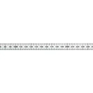 Rumold 323703 Lineal Edelstahl Silber 30cm