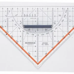 Rumold Geometriedreieck 1054 Transparent Länge der Hypotenuse: 25cm