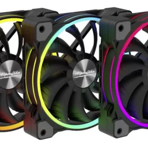 Alpenföhn Wing Boost 3 ARGB High Speed PWM PC-Gehäuse-Lüfter Schwarz (B x H x T) 120 x 120 x 25mm inkl. LED-Beleuchtung, A...
