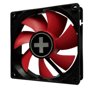Xilence XPF92.R.PWM PC-Gehäuse-Lüfter Schwarz, Rot (B x H x T) 92 x 25 x 92mm