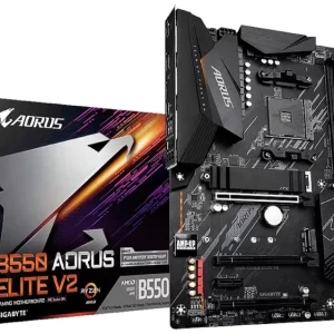 Gigabyte B550 AORUS Elite V2 Mainboard Sockel (PC) AMD® AM4 Formfaktor (Details) ATX Mainboard-Chipsatz AMD® B550
