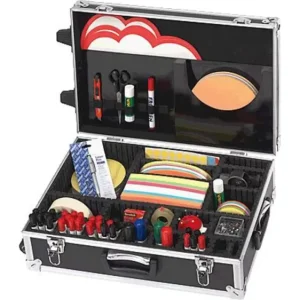 Franken Trainer Moderationskoffer Aluminium Anzahl Teile: 3000 54 cm x 18 cm x 36 cm Schwarz, Silber