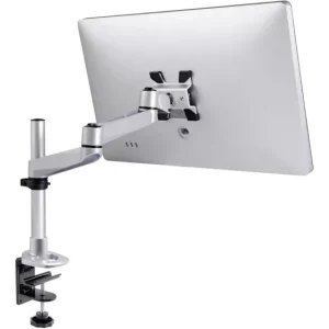 SpeaKa Professional SP-1624924 SuperSwivel Apple 1fach Monitor-Tischhalterung 25,4cm (10") - 76,2cm (30") Silber-Schwar