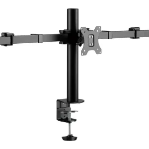 SpeaKa Professional SP-MM-230 3fach Monitorhalterung 43,2cm (17") - 68,6cm (27") Schwarz Höhenverstellbar, Neigbar+Schwenkbar