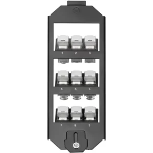 Digitus -25179 Bodentank-Halter 3-fach Schwarz