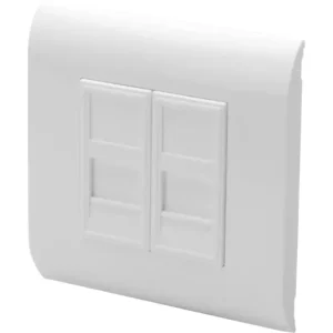 Digitus DN-93802 Keystone-Halterung 2-fach Weiß voelkner