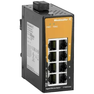Weidmüller IE-SW-EL08-8GT-MINI Industrial Ethernet Switch 10 / 100 / 1000MBit/s, WEIDMÜLLER