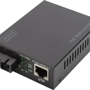 Digitus DN-82160 SC Duplex, IEEE 802.3z 1000BASE-LX, LAN 10/100/1000MBit/s Medienkonverter 10 / 100 / 1000MBit/s