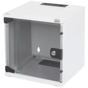 Digitus DN-10-SET-1 10 Zoll Netzwerkschrank 6 HE Lichtgrau (RAL 7035)