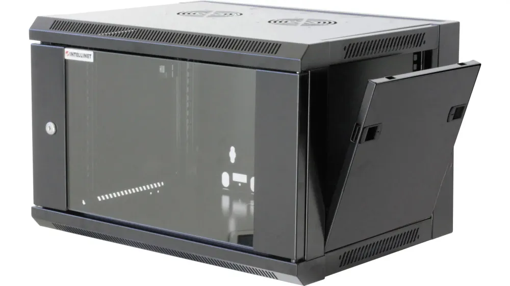 Intellinet 711975 19 Zoll Netzwerkschrank (B x H x T) 600 x 770 x 600mm 15 HE Schwarz (RAL 9005)