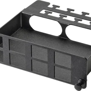 Renkforce 8 Port Patch-Panel 8 Port RJ45 Keystone Frame Schwarz RF-4746638 voelkner