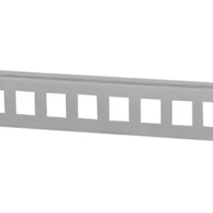 Intellinet 714969 10 Port Netzwerk-Patchpanel 254mm (10") 1 HE Lichtgrau (RAL 7035) Unbestückt