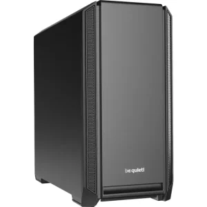 BeQuiet Silent Base 601 Midi-Tower PC-Gehäuse Schwarz 2 vorinstallierte Lüfter, gedämmt, Staubfilter
