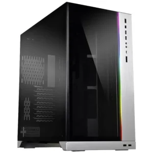 Lian Li O11Dynamic XL (ROG Certified) Midi-Tower Gaming-Gehäuse Silber Integrierte Beleuchtung, Seitenfenster, Staubfilter