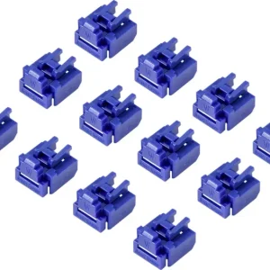 Renkforce RJ45 LAN Port Schloss RF-4695228 12er Set Blau RF-4695228 voelkner