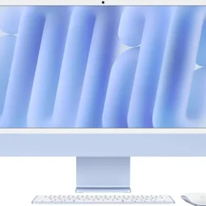 Apple iMac 24 Retina 4.5K (M4, 2024) 61cm (24 Zoll) Blau M4 10-Core CPU mit 4 Performance-Kernen und 6 Effizienz-Kernen 24...