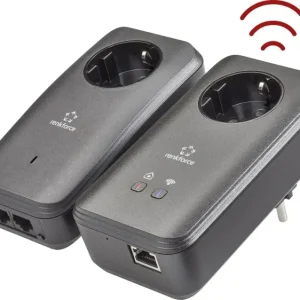 Renkforce PL600D WiFi Powerline WLAN Starter Kit RF-3385554 500MBit/s