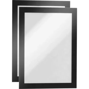 Durable 487101 DURAFRAME A5 - 4871 Info-Rahmen, selbstklebend DIN A5 Schwarz (B x H) 174 mm x 236 mm 2 St. voelkner