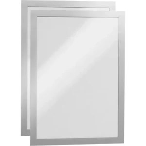Durable 487223 DURAFRAME A4 - 4872 Info-Rahmen, selbstklebend DIN A4 Silber (B x H) 236 mm x 322 mm 2 St. voelkner
