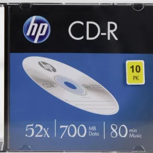 HP CRE00085 CD-R Rohling 700 MB 10 St. Slimcase voelkner