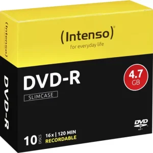 Intenso 4101652 DVD-R Rohling 4.7GB 10 St. Slimcase