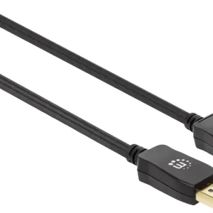 Manhattan DisplayPort Anschlusskabel DisplayPort Stecker, DisplayPort Stecker 3.00m Schwarz 353625 8K UHD DisplayPort-Kabel