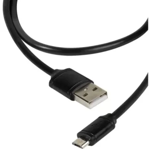 Vivanco USB-Kabel USB 2.0 USB- Stecker, USB-Micro-B Stecker 1.20m Schwarz 36251