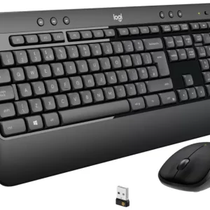 Logitech MK540 Advanced Funk Tastatur, Maus-Set Handballenauflage Deutsch, QWERTZ Schwarz