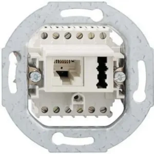 Rutenbeck IAE/UAE8(6)#13311401 Telefondose Schraubbefestigung Reinweiß