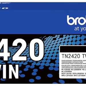 Brother Toner TN-2420TWIN Original 2er-Pack Schwarz 3000 Seiten TN2420TWIN