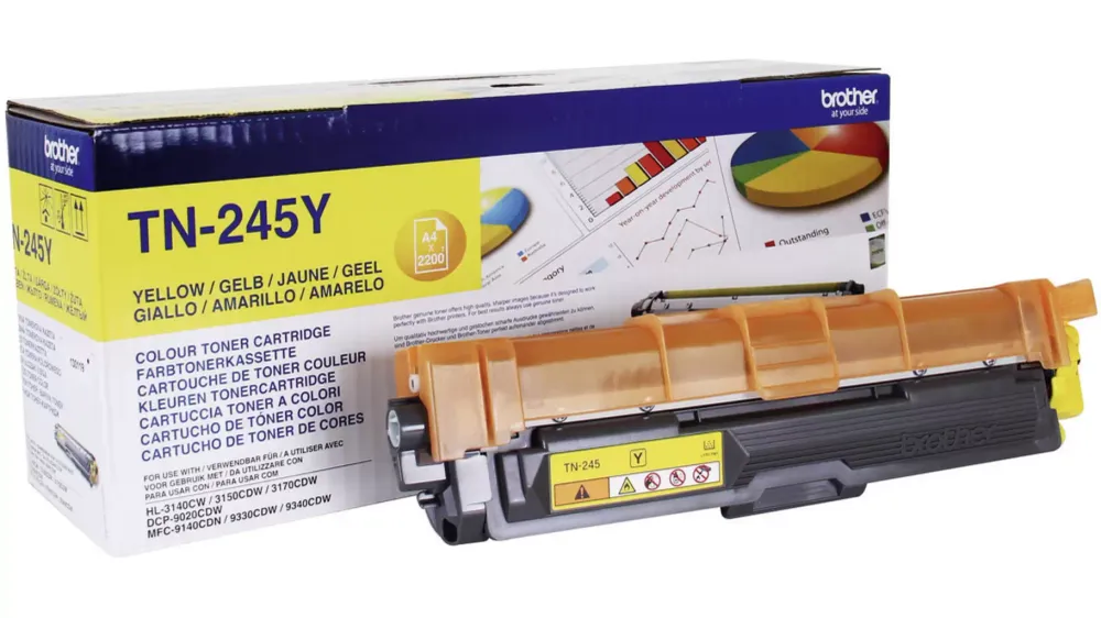 Brother Toner TN-245Y Original Gelb 2200 Seiten TN245Y