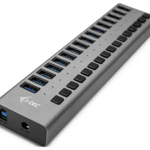 I-tec USB 3.0 Charging HUB 16 Port USB-Kombi-Hub Grau voelkner