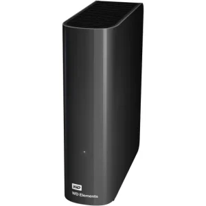 WD Elements 8 TB Externe Festplatte 8.9 cm (3.5 Zoll) USB- (USB 3.2 Gen 1) Schwarz WDBWLG0080HBK-EESN