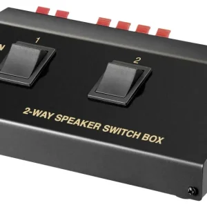 Goobay 60928 2 Port Lautsprecher-Umschalter einzeln schaltbar voelkner