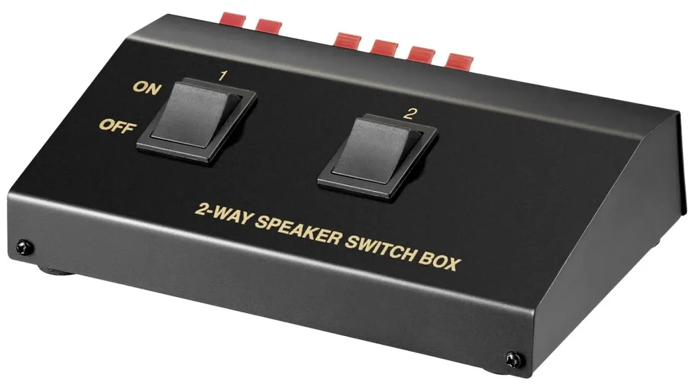 Goobay 60928 2 Port Lautsprecher-Umschalter einzeln schaltbar voelkner